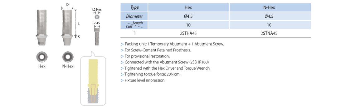 Temporary Abutment