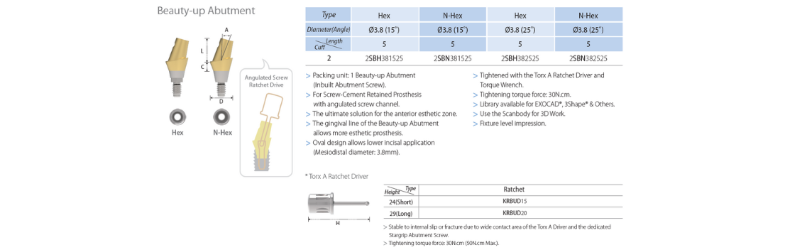 Beauty-up Abutment